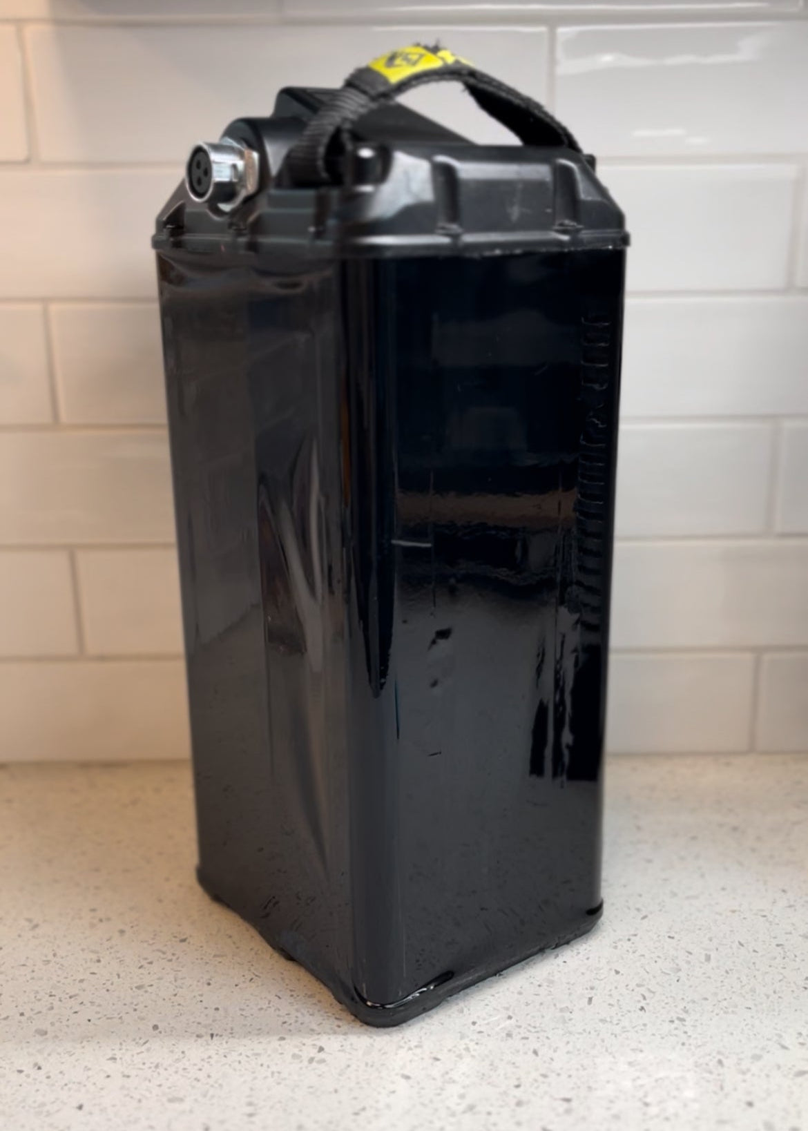 "Invisible" Gloss Black Surron Battery Wrap